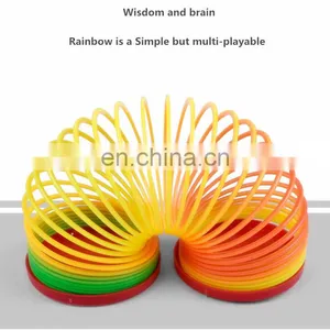 Figet Spinner Rainbow Spring Slinky for Relax Educational Toy Figet Spinner thumbnail-2