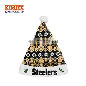 2017 Custom Logo Holiday Knit Santa Hat thumbnail-2