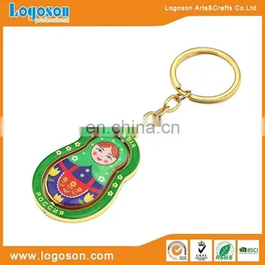 Charm Finishing Nesting Dolls Keyring Russia Tourist Souvenir Keychain thumbnail-3