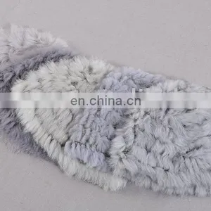 100%rabbit Fur Knitted Hats thumbnail-1