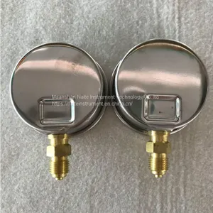 Mechanical Movement Bourdon Tube Glycerin Pressure Gauge thumbnail-2