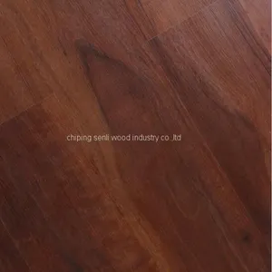 8mm Shining Waterproof Fireproof Laminate Wood Plank Flooring thumbnail-2