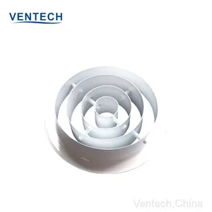 Aluminum Ring Jet Exhaust Diffuser Ceiling Vent Hvac System thumbnail-1