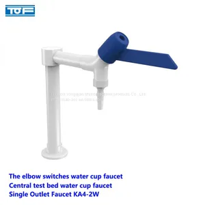 China Central Test Bed Water Cup Faucet Laboratory Faucets-lab Faucets the Elbow Switches thumbnail-1