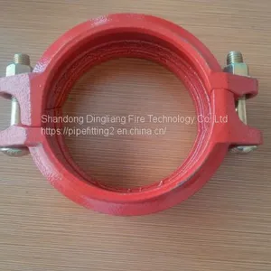 Ductile Iron Pipe Fittings Angle Pad Coupling thumbnail-1