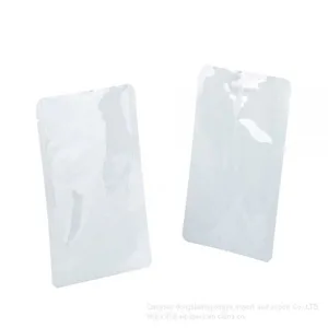 Eco Friendly Smell Proof Laminated Foil All White 3 Side Sealing Packaging Bags Heat Seal thumbnail-1