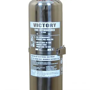 2 -- 9 L STAINLESS STEEL FOAM FIRE EXTINGUISHER thumbnail-1