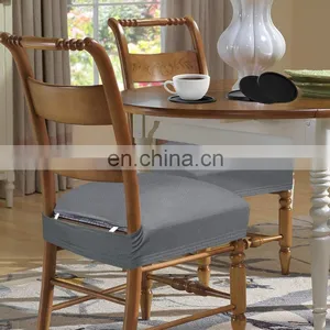Stretch Spandex Jacquard Dining Chair Seat Cover Waterproof Removable and Washable Dustproof Dining Chair Cushion Seat Cover thumbnail-6