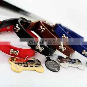 Soft Touch Basic Classic Padded Leather Pet Collars Adjustable Durable Dog Collars Pet Supplies thumbnail-6
