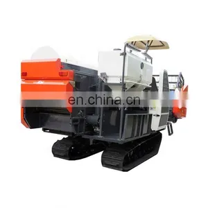 Chinese Rubber Track Rice Combine Harvester thumbnail-5