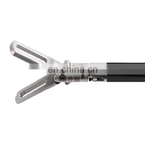 Geyi Autoclavable Laparoscopic Instruments Animal 2.8mm Atraumatic Forceps for Veternary Surgery thumbnail-2