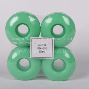 pu Wheels for Skate Board 52*30 Green Blue Green pu Pulley for Skateboard High Quality pu Pulley for Skateboard thumbnail-1