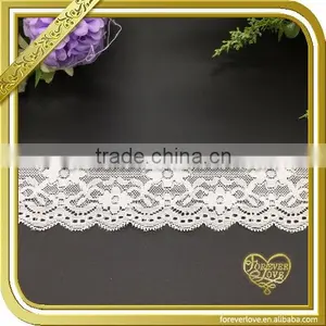 White Lace Fabric Guipure Embroidery French Lace for Wedding Dress FLL-039 thumbnail-1