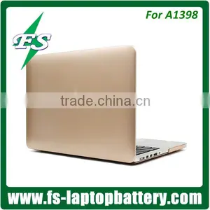 Luxury Gold Color Hard Metal Case for Macbook Air Pro Retina 11" 12" 13" 15" Champagne Gold Rubber Hard Case Cover for Macbook thumbnail-1