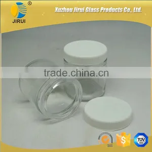 120ml Round Shape Clear Glass Food Jar thumbnail-3