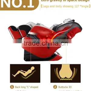 3D L Shaped Full Body Healthcare Massage Chair With Zero Gravity 2016 thumbnail-1