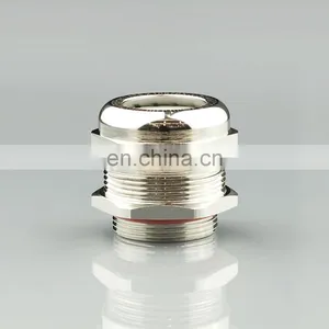 Indoor and Outdoor Universal Single Seal Nickel-plated Brass Cable Sealing Sleeve thumbnail-1