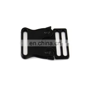 Classical Design Side Release Buckle Durable Convenient Black Metal Side Quick Release Buckle thumbnail-4