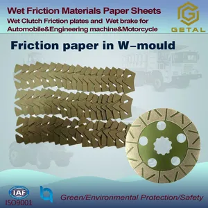 Agriculture &Construction Machine Wet Friction Materials Paper Sheets thumbnail-5