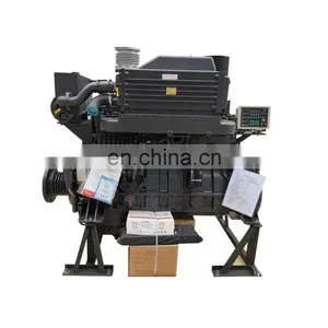 Hot Sale SC15G460.15CF1 Water Cooling 4 Stroke 6 Cylinders Genuine SDEC 340KW/1500rpm Marine Engine thumbnail-1