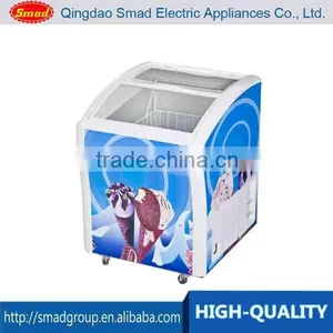 High Quality Wholesale Sliding Glass Door Chest Freezer/ice Cream Freezer thumbnail-1