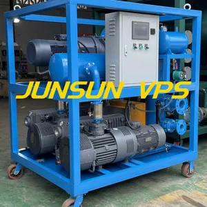 PLC Controlled Vacuum Pump Set for Transformer Oil Filling and Paper Drying thumbnail-1