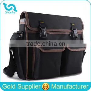Heavy Duty Polyester Electrical Tool Kit Bag Black Electrical Tool Kit Bag Sling Electrical Tool Kit Bag With Buckle Closure thumbnail-1