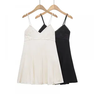 2025 Summer New European and American French Sweet and Sexy Suspender Backless Dress thumbnail-1