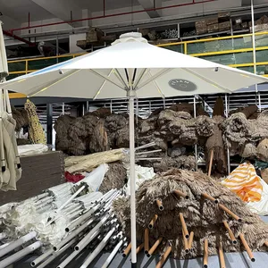 Parasol Umbrella Cover Outdoor Umbrella With Dust Cover Beach Bar Supermarket Restaurant Outdoor Leisure Large Umbrella Good Quality thumbnail-3
