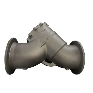 Forged Steel Y Strainer for Gas Piping With Cleanout Cap ANSI 600 thumbnail-1