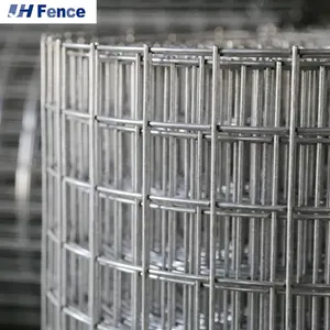 Stainless Steel/ Galvanized Welded Wire Mesh Mild Steel Wire Net Goat Fence Panels 1x1 Welded Wire Mesh Panel thumbnail-6