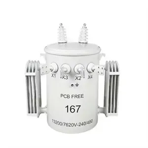 Single Phase Oil Type Transformer 10KVA 15KVA 25KVA 37.5KVA for Rural Electrification thumbnail-3