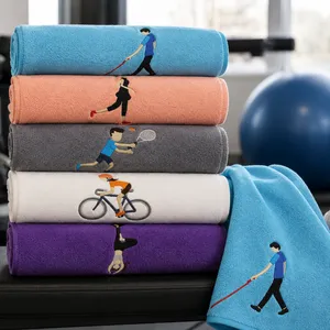Sports Embroidered Gym Towel thumbnail-1