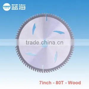 7''-80T Fast Cutting TCT Circular Saw Blade for Wood/Wood Cutter thumbnail-1