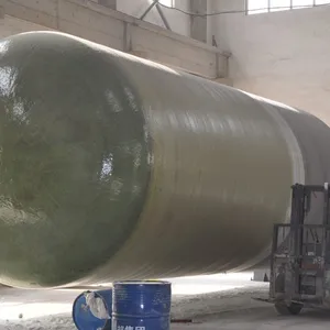 FRP Waste Acid Storage Tanks for Chemical Wastewater Treatment Plants With Leak Detection thumbnail-1