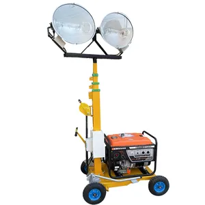 Hand-push Gasoline Generator Lighting Tower thumbnail-5