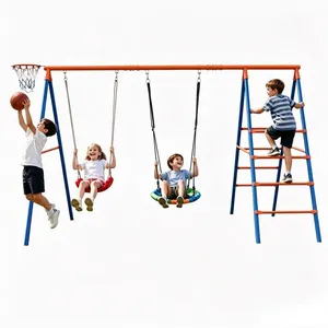 Playground Backyard Kids Swing Set Children Swing thumbnail-1