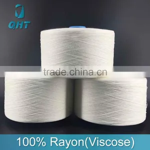 Wholesale 100% Viscose Rayon Yarn Fiber 21s/1 Spun Polyester Yarn thumbnail-2