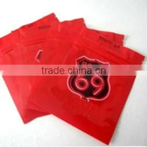 Mr.Happy Three Side Seal Aluminum Potpourri Zipper Bag With Zipper Logo Priting thumbnail-2