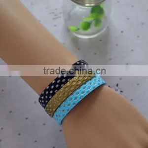Mosaic and Dots Style PU Leather Bracelet thumbnail-1