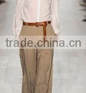 ss 17 100%modal Women Woven Two Way Spandex Stretch Corduroy Pants Fabric thumbnail-6
