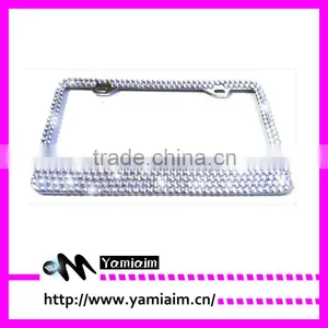 Lovely Girls License Plate Frame Rhinestone License Plate thumbnail-1