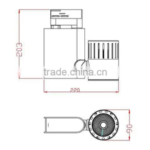 Hotel Lighting LED Spot Cob Light COB 45W thumbnail-6