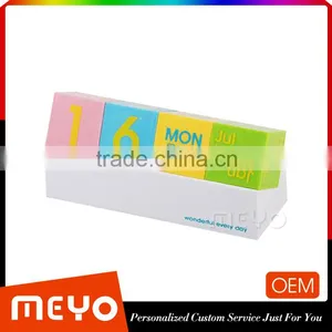 2016 Fancy Cheap Promotional Plastic Desk Calendar 2016 thumbnail-2