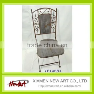 Fashion Solid Pine Wood Chair for Garden Ornament thumbnail-1