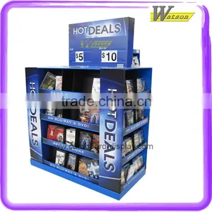 Practical Movie Store Cardboard Display Stand for DVD thumbnail-1