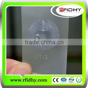Transparent&Adhesive 3*8 Layout 13.56mhz Fudan F08 Rfid Inlay/rfid Wet Inlay thumbnail-3