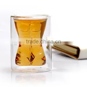 500ml Clear Borosilicate Galss Jar Cup With Handle thumbnail-1
