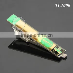 Japan Train Company Souvenir Zinc Alloy Print Logo Engraved Name Metal Custom Tie Clips thumbnail-2