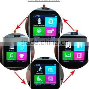 Hot Multi-function GV08 Smart Watch Pedometer/gps Bluetooth Phone Watch thumbnail-6